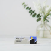  cruiseschepen Art Deco Poster Mini Visitekaartje (Staand voorkant)