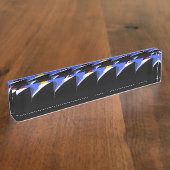  cruiseschepen Art Deco Poster Naambordje (Zijkant)