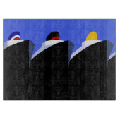  cruiseschepen Art Deco Poster Snijplank (Voorkant)