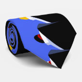 cruiseschepen Art Deco Poster Stropdas (Opgerold)