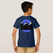 cruiseschepen Art Deco Poster T-shirt (Achterkant volledig)