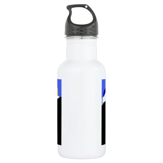  cruiseschepen Art Deco Poster Waterfles (Achterkant)