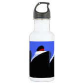 cruiseschepen Art Deco Poster Waterfles (Voorkant)