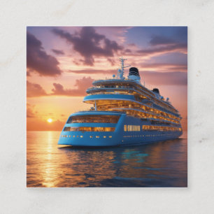 Cruiseschepen bieden een luxe Envelope Liner Vierkante Visitekaartje