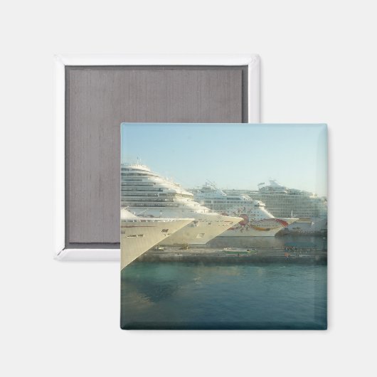 Cruiseschepen bij Sunrise Magneet (Voorkant / Achterkant)