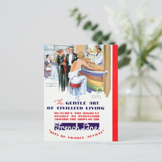  cruiseschepen briefkaart (Staand voorkant)