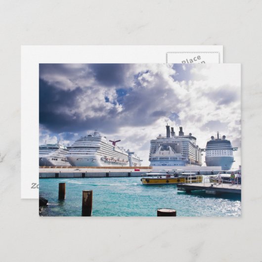 cruiseschepen briefkaart (Voorkant / Achterkant)