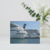 Cruiseschepen Briefkaart (Staand voorkant)
