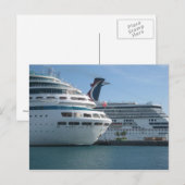 Cruiseschepen Briefkaart (Voorkant / Achterkant)