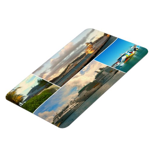 Cruiseschepen, collage magneet (Linkerzijde)