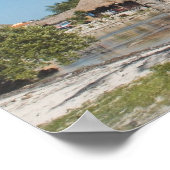 Cruiseschepen in Costa Maya Poster (Hoek)