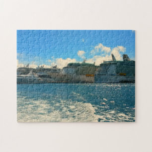 Cruiseschepen in St. Martin/St. Maarten Legpuzzel