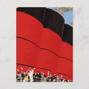  cruiseschepen met afscheid briefkaart