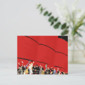 cruiseschepen met afscheid briefkaart (Staand voorkant)