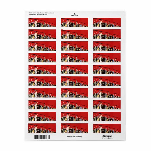 cruiseschepen met afscheid etiket (Full Sheet)