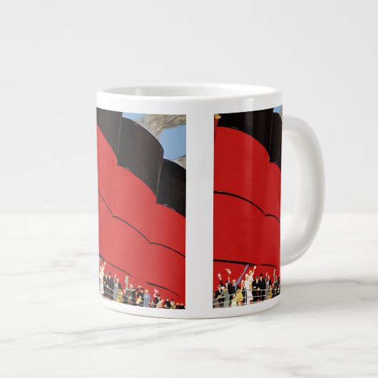  cruiseschepen met afscheid grote koffiekop (Voorkant rechts)