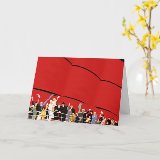  cruiseschepen met afscheid kaart (Gele Bloem)