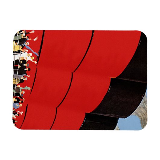  cruiseschepen met afscheid magneet (Horizontaal)