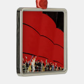  cruiseschepen met afscheid metalen ornament (Rechts)