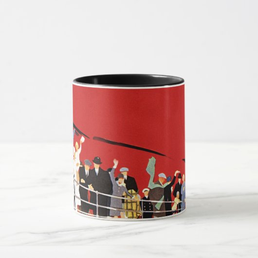 cruiseschepen met afscheid mok (Midden)