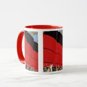 cruiseschepen met afscheid mok (Voorkant links)