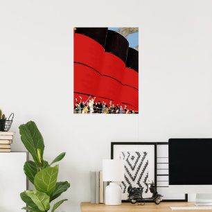 cruiseschepen met afscheid poster
