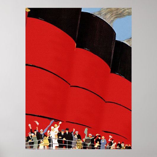  cruiseschepen met afscheid poster (Voorkant)