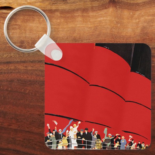  cruiseschepen met afscheid sleutelhanger (Voorkant)