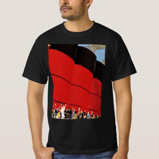  cruiseschepen met afscheid t-shirt (Voorkant)