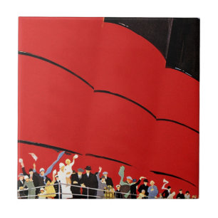  cruiseschepen met afscheid tegeltje