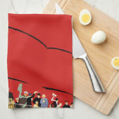  cruiseschepen met afscheid theedoek (Quarter Fold)