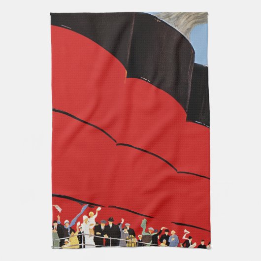  cruiseschepen met afscheid theedoek (Verticaal)