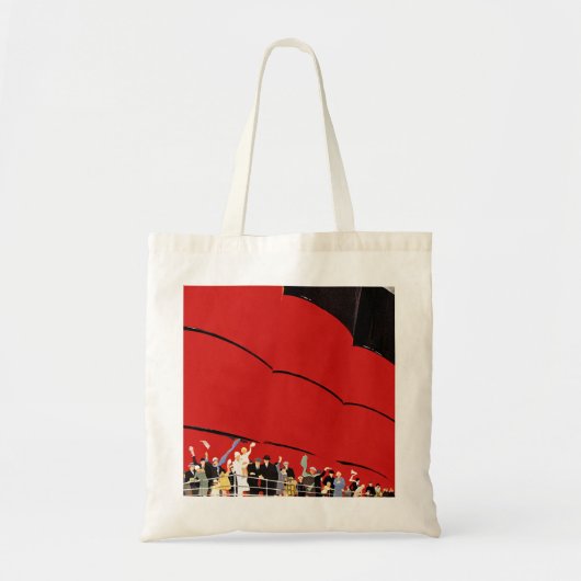 cruiseschepen met afscheid tote bag (Voorkant)