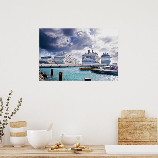 cruiseschepen poster (Keuken)
