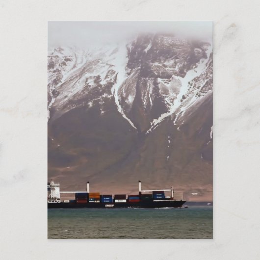 CRUISESCHEPEN rond SNOW MOUNTAINS America Briefkaart (Voorkant)