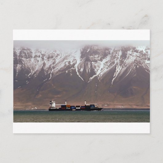 CRUISESCHEPEN rond SNOW MOUNTAINS America Briefkaart (Voorkant)