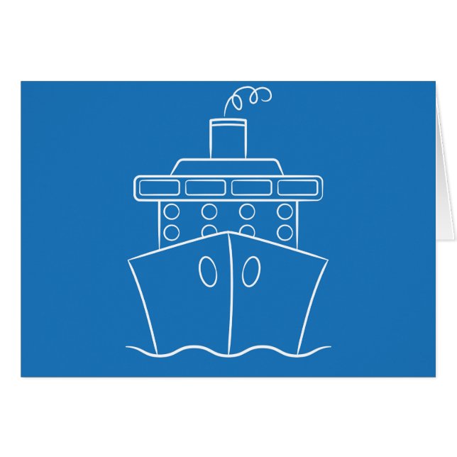 Cruiseschip (Voorkant Horizontaal)