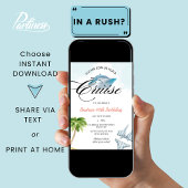 Cruiseschip 40e 50e 60e verjaardagsreis elke leeft kaart