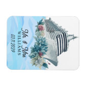 Cruiseschip Aangepaste Bruiloft Gunsten Keepsake Magneet (Horizontaal)