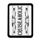 Cruiseschip Addict Stateroom Cabine Deur Sign Magneet (Verticaal)