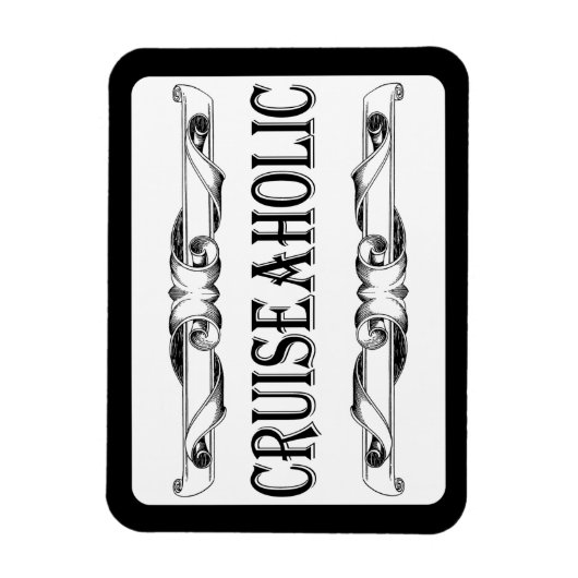 Cruiseschip Addict Stateroom Cabine Deur Sign Magneet (Verticaal)