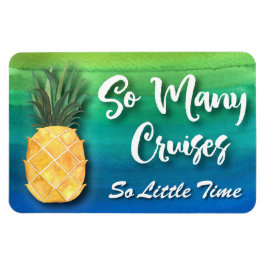 Cruiseschip ananas grappig zo veel cruises magneet