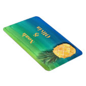 Cruiseschip Ananas Stateroom Deur Monogram Teken Magneet (Rechterzijde)