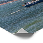 cruiseschip Arcadia dat Engeland verlaat Poster (Hoek)