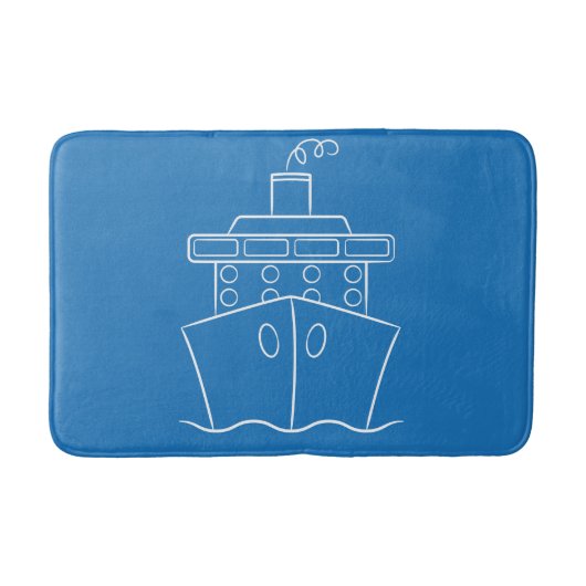 Cruiseschip Badmat (Voorkant)