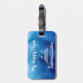 cruiseschip bagagelabel (Achterkant verticaal)