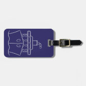 Cruiseschip Bagagelabel (Voorkant horizontaal)