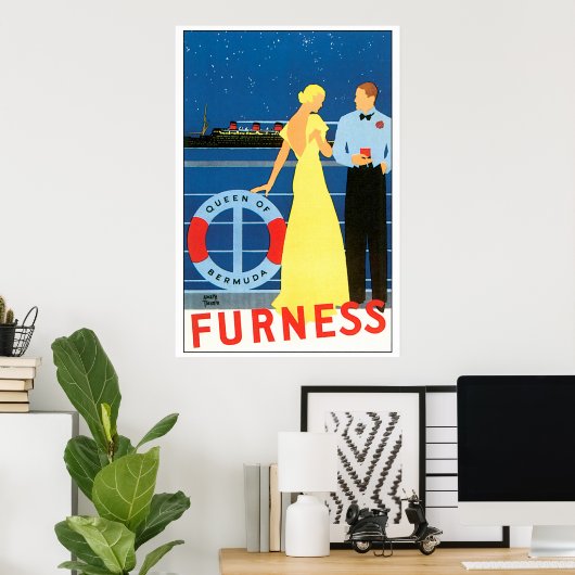  cruiseschip Bermuda Poster (Thuiskantoor)