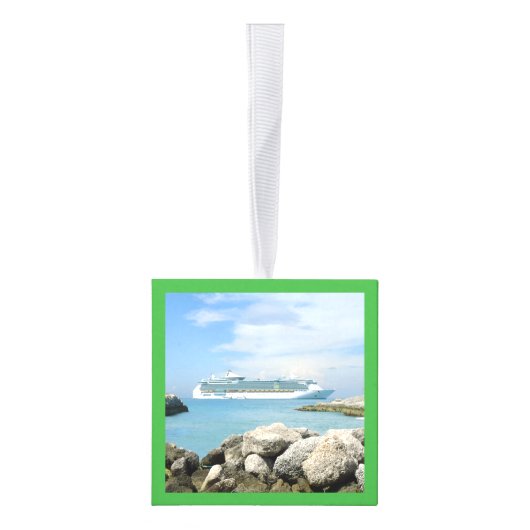 Cruiseschip bij CocoCay Decoratie (Rechts)