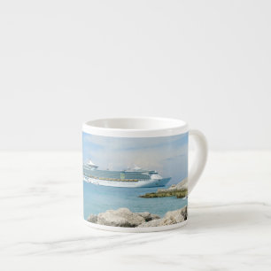 Cruiseschip bij CocoCay Espresso Kop